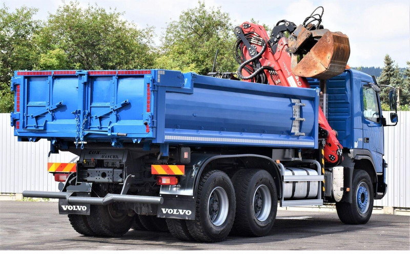 Kipper vrachtwagen, Kraanwagen Volvo FMX 370: afbeelding 7