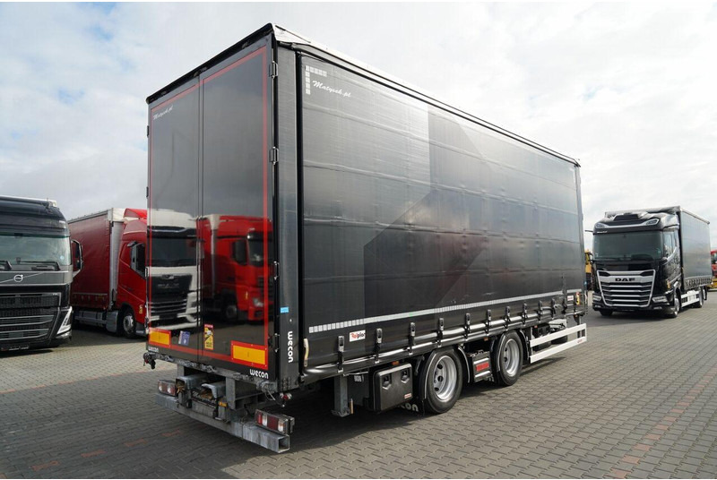 Wecon PRZYCZEPA - 7,7 M / TANDEM / PRZEJAZDOWA  / OŚ PODNOSZONA / SAF - Aanhangwagen met huif: afbeelding 5 Wecon PRZYCZEPA - 7,7 M / TANDEM / PRZEJAZDOWA  / OŚ PODNOSZONA / SAF - Aanhangwagen met huif: afbeelding 5
