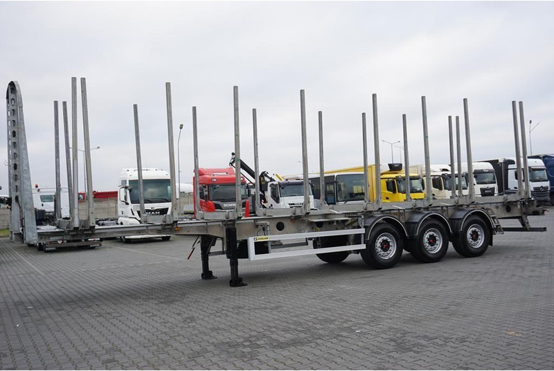 Zaslaw KŁONICOWA / DO DREWNA / WAGA 6 400 KG / OŚ PODNOSZONA - Hout aanhanger: afbeelding 3 Zaslaw KŁONICOWA / DO DREWNA / WAGA 6 400 KG / OŚ PODNOSZONA - Hout aanhanger: afbeelding 3