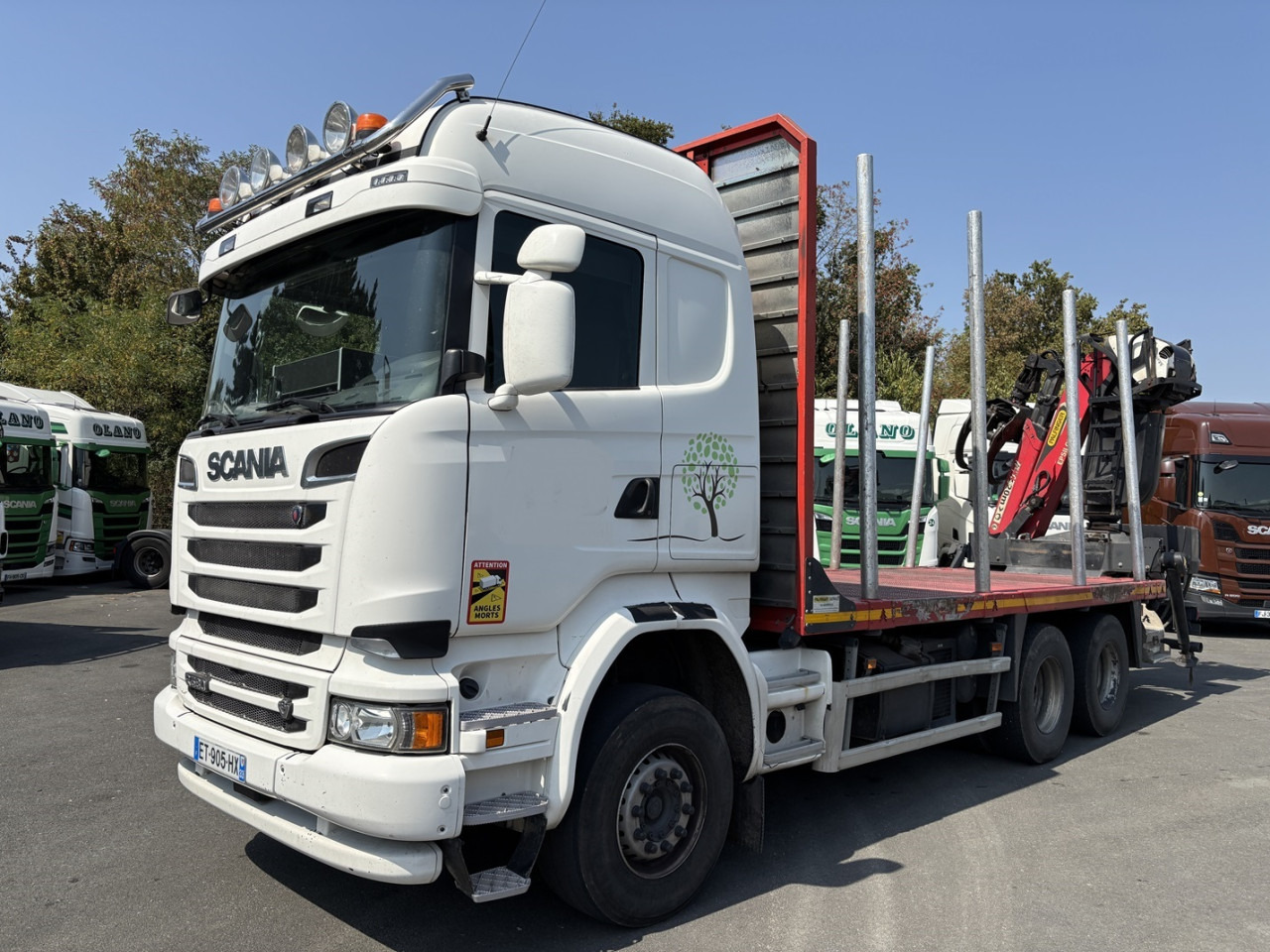 SCANIA R 580 CB6x4HHZ - Chassis vrachtwagen: afbeelding 1 SCANIA R 580 CB6x4HHZ - Chassis vrachtwagen: afbeelding 1
