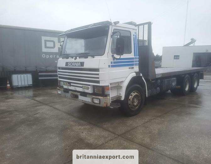 SCANIA P93H 280 6x2 10 Tyres Flatbed Truck – 26 Ton | On springs - Vrachtwagen met open laadbak: afbeelding 3 SCANIA P93H 280 6x2 10 Tyres Flatbed Truck – 26 Ton | On springs - Vrachtwagen met open laadbak: afbeelding 3