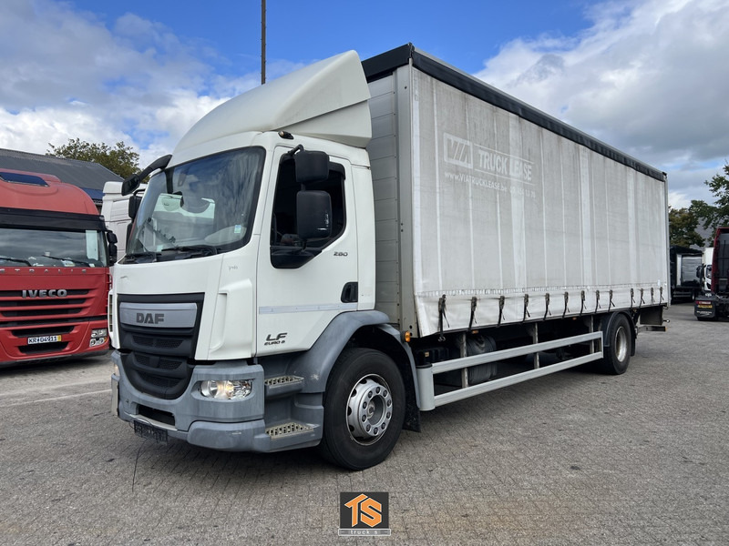 DAF FA 19T LF 280 EURO 6 - SCHUIFZEIL/GARDINEN/CURTAIN - AUTOMATIC - 19 TON - BELGIUM TRUCK - TOP! - Schuifzeilen vrachtwagen: afbeelding 1 DAF FA 19T LF 280 EURO 6 - SCHUIFZEIL/GARDINEN/CURTAIN - AUTOMATIC - 19 TON - BELGIUM TRUCK - TOP! - Schuifzeilen vrachtwagen: afbeelding 1