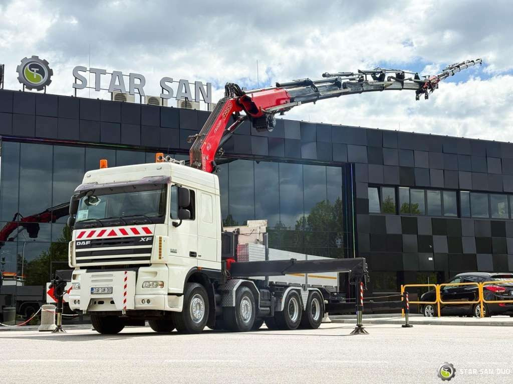 Kraanwagen DAF  XF 105.510 8x4 FASSI F800 XP Crane Fifth wheel: afbeelding 12