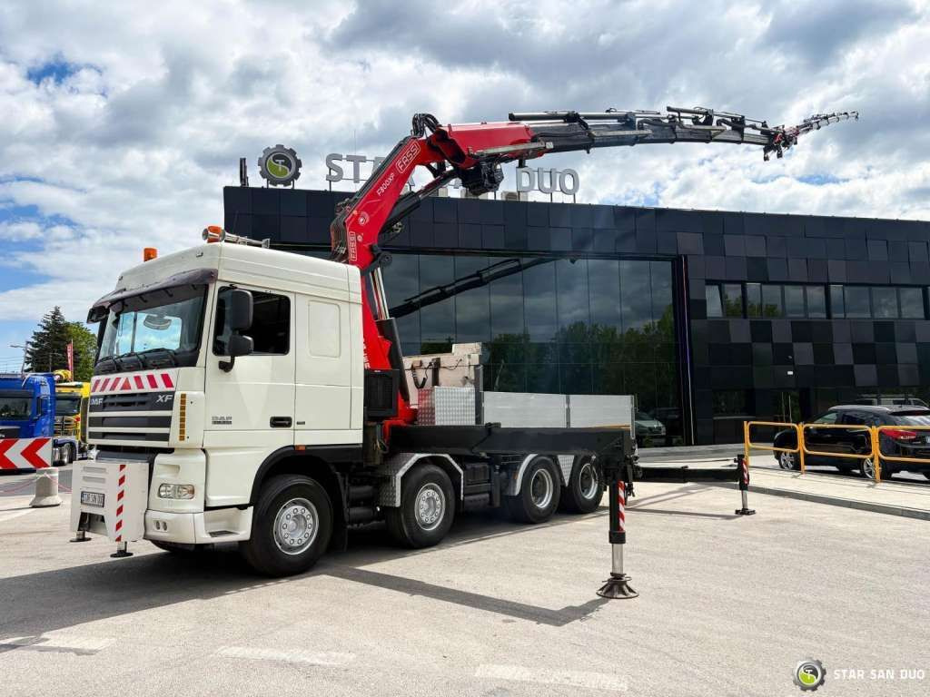Kraanwagen DAF  XF 105.510 8x4 FASSI F800 XP Crane Fifth wheel: afbeelding 10