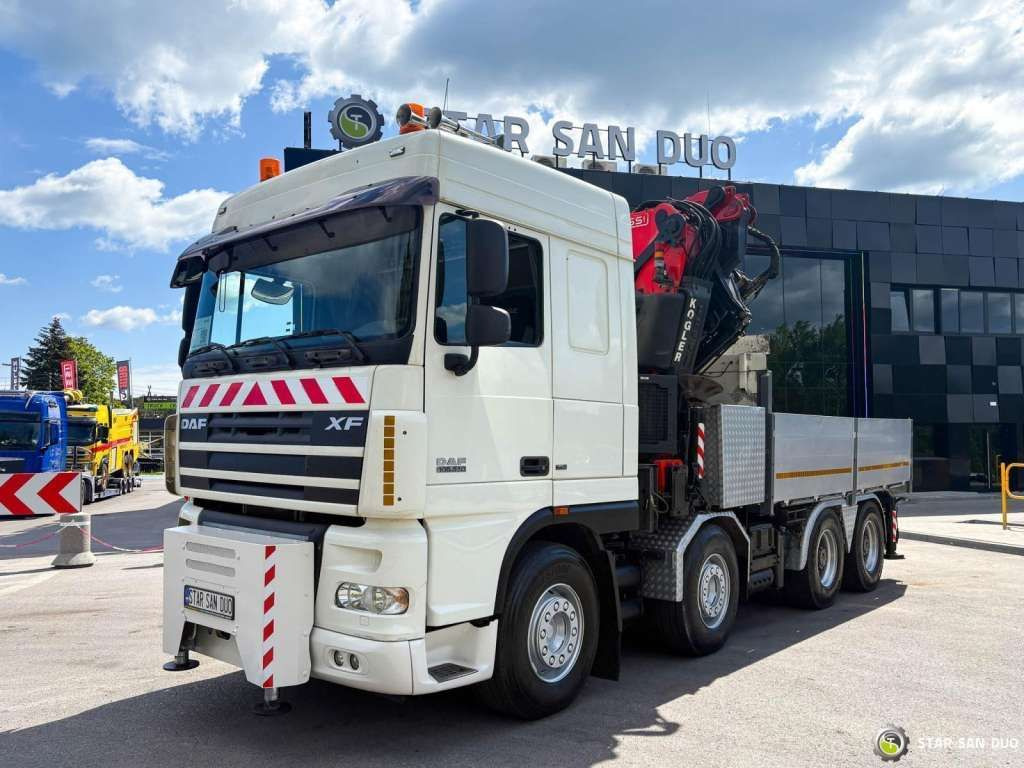 Kraanwagen DAF  XF 105.510 8x4 FASSI F800 XP Crane Fifth wheel: afbeelding 9