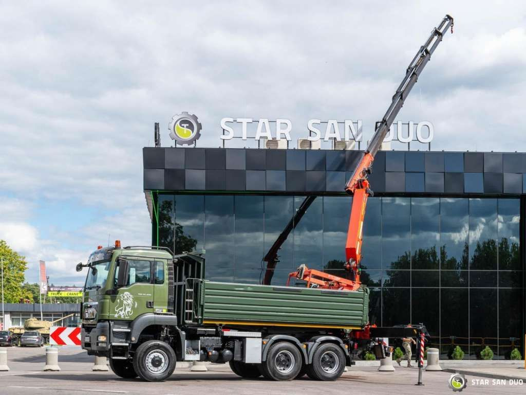 MAN  TGS 35.480 PALFINGER PK 20002 HDS Grapple Tippe - Kraanwagen: afbeelding 3 MAN  TGS 35.480 PALFINGER PK 20002 HDS Grapple Tippe - Kraanwagen: afbeelding 3