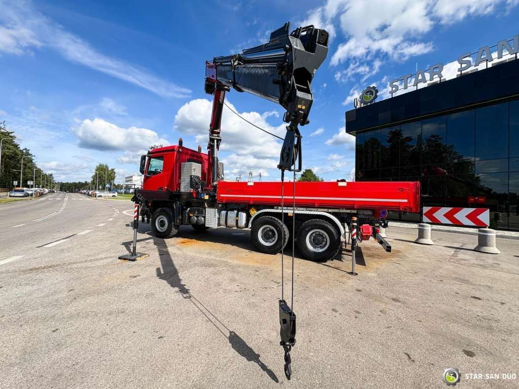 Mercedes-Benz  AROCS 3345 6x6 HMF 3220 Winch Crane tipper - Kraanwagen: afbeelding 4 Mercedes-Benz  AROCS 3345 6x6 HMF 3220 Winch Crane tipper - Kraanwagen: afbeelding 4