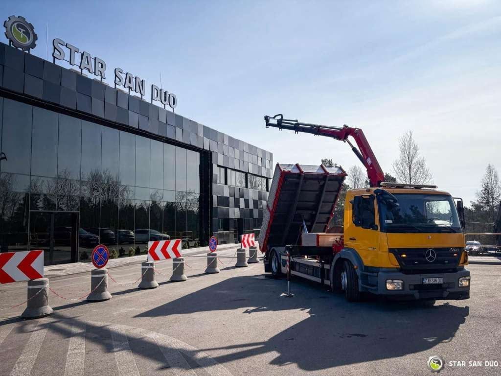 Mercedes-Benz AXOR 1824 4x2 HMF 975 HDS Crane Rotator Kipper Mercedes-Benz AXOR 1824 4x2 HMF 975 HDS Crane Rotator Kipper - Kraanwagen, Kipper vrachtwagen: afbeelding 5 Mercedes-Benz AXOR 1824 4x2 HMF 975 HDS Crane Rotator Kipper Mercedes-Benz AXOR 1824 4x2 HMF 975 HDS Crane Rotator Kipper - Kraanwagen, Kipper vrachtwagen: afbeelding 5