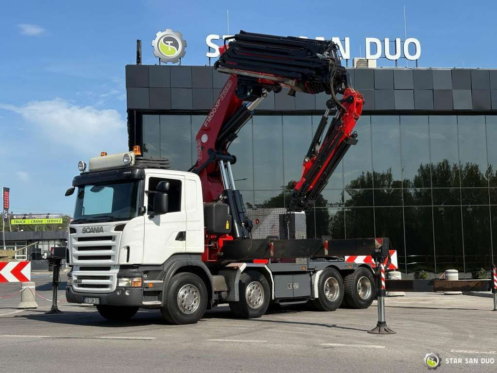 Scania R420 8x4 FASSI F1300 AXP Crane FLY JIB Euro 4 - Trekker: afbeelding 5 Scania R420 8x4 FASSI F1300 AXP Crane FLY JIB Euro 4 - Trekker: afbeelding 5