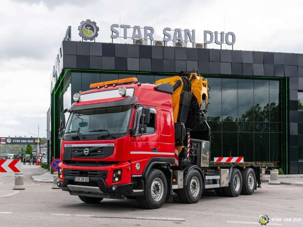 Volvo FMX 500 8x2 Effer 585 Fly Jib Winch Crane Kran - Kraanwagen: afbeelding 4 Volvo FMX 500 8x2 Effer 585 Fly Jib Winch Crane Kran - Kraanwagen: afbeelding 4