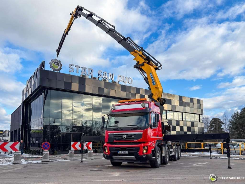 Volvo FMX 500 8x2 Effer 585 Fly Jib Winch Crane Kran Volvo FMX 500 8x2 Effer 585 Fly Jib Winch Crane Kran - Kraanwagen, Vrachtwagen met open laadbak: afbeelding 1 Volvo FMX 500 8x2 Effer 585 Fly Jib Winch Crane Kran Volvo FMX 500 8x2 Effer 585 Fly Jib Winch Crane Kran - Kraanwagen, Vrachtwagen met open laadbak: afbeelding 1