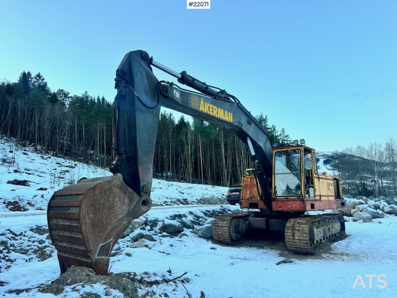 Åkerman Ca. 1984 Åkerman H14 Beltegraver m/ Graveskuffe - Graafmachine: afbeelding 1 Åkerman Ca. 1984 Åkerman H14 Beltegraver m/ Graveskuffe - Graafmachine: afbeelding 1