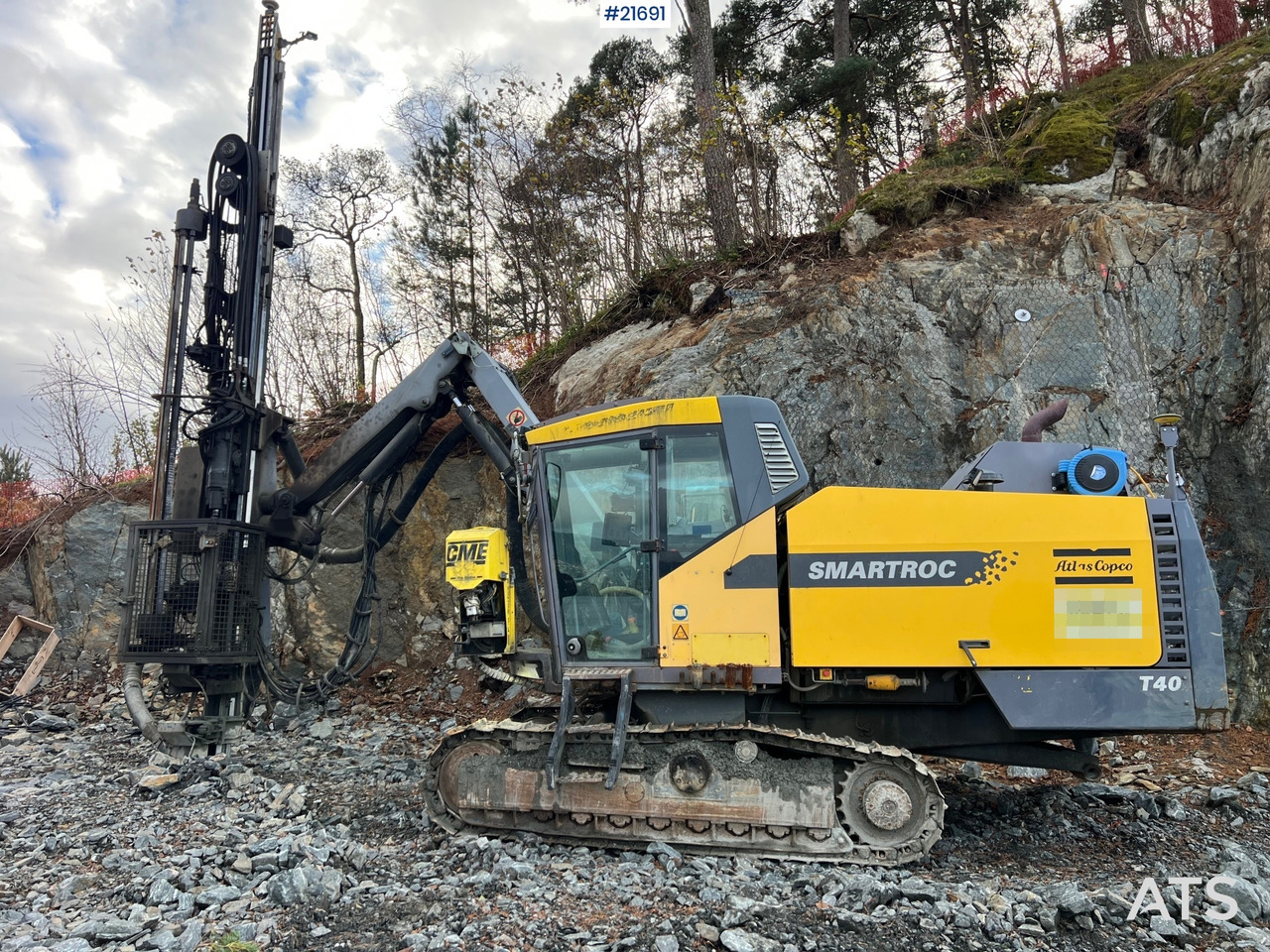 Atlas Copco Flexiroc T40-11 borerigg m/2540 hammer,CME sliper og gps - Boormachine: afbeelding 1 Atlas Copco Flexiroc T40-11 borerigg m/2540 hammer,CME sliper og gps - Boormachine: afbeelding 1
