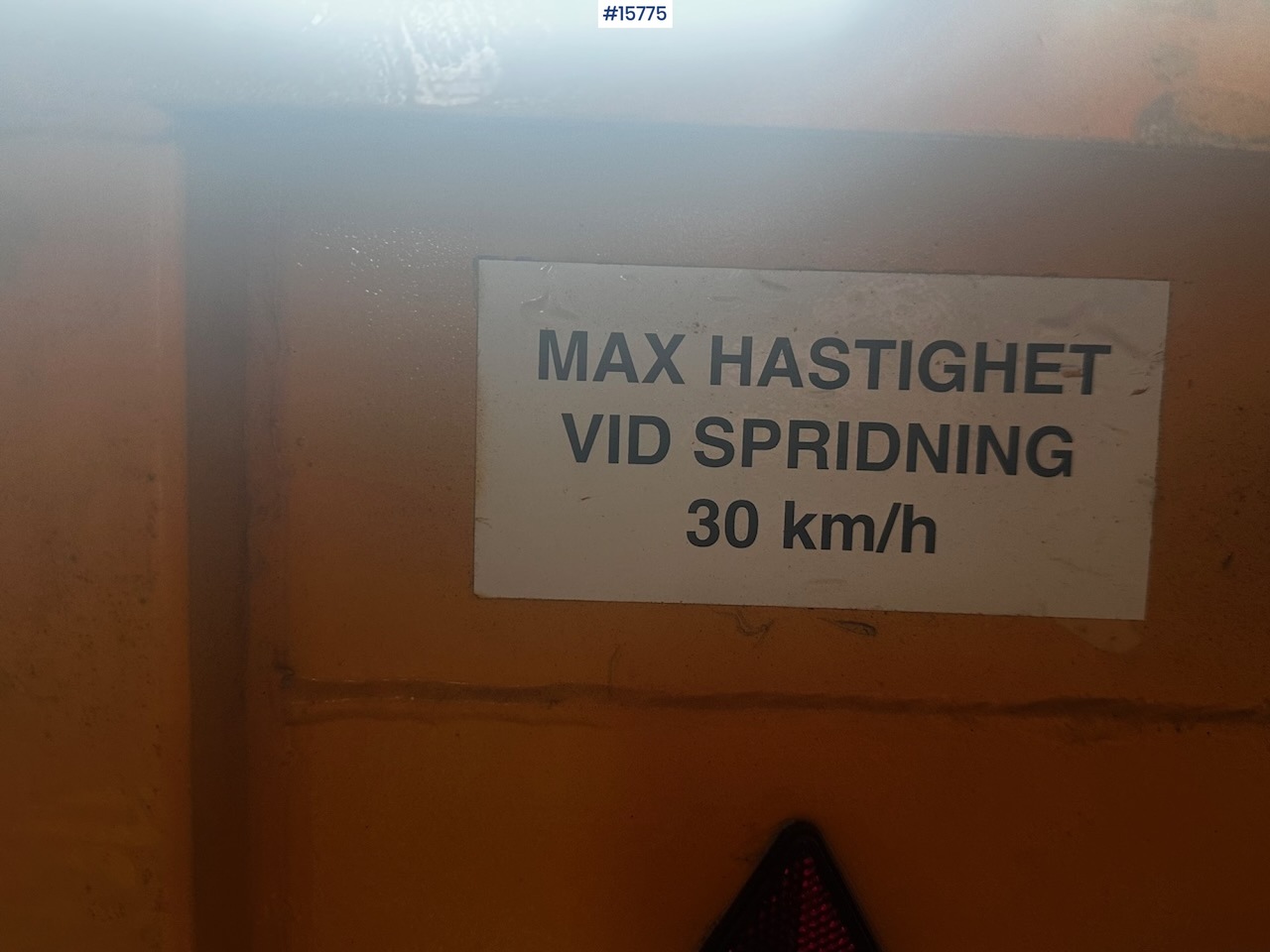 Zout/ Zandstrooier voor Gemeentelijke machine/ Speciaal Broadway TS 1000: afbeelding 8