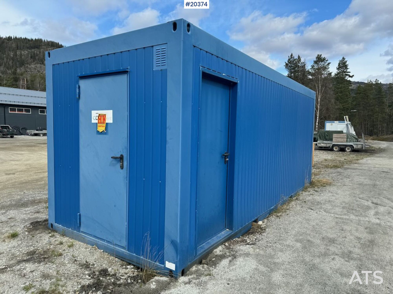 Containerbrakke med tre innganger - Wooncontainer: afbeelding 4 Containerbrakke med tre innganger - Wooncontainer: afbeelding 4