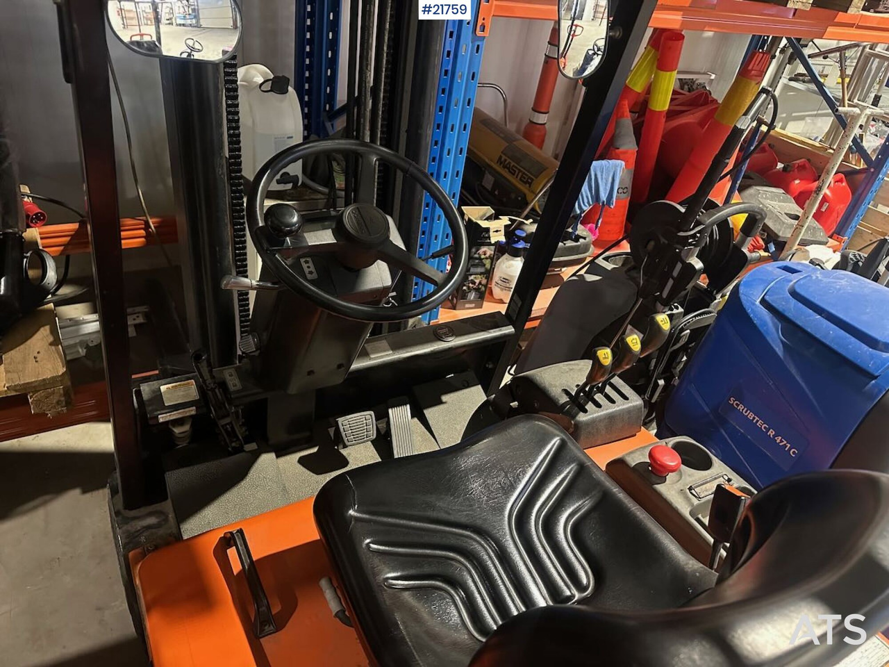 Daewoo B20T truck m/ 4,5 m løftehøyde - Dieplader oplegger: afbeelding 3 Daewoo B20T truck m/ 4,5 m løftehøyde - Dieplader oplegger: afbeelding 3