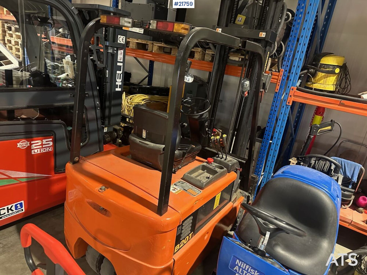 Daewoo B20T truck m/ 4,5 m løftehøyde - Dieplader oplegger: afbeelding 1 Daewoo B20T truck m/ 4,5 m løftehøyde - Dieplader oplegger: afbeelding 1