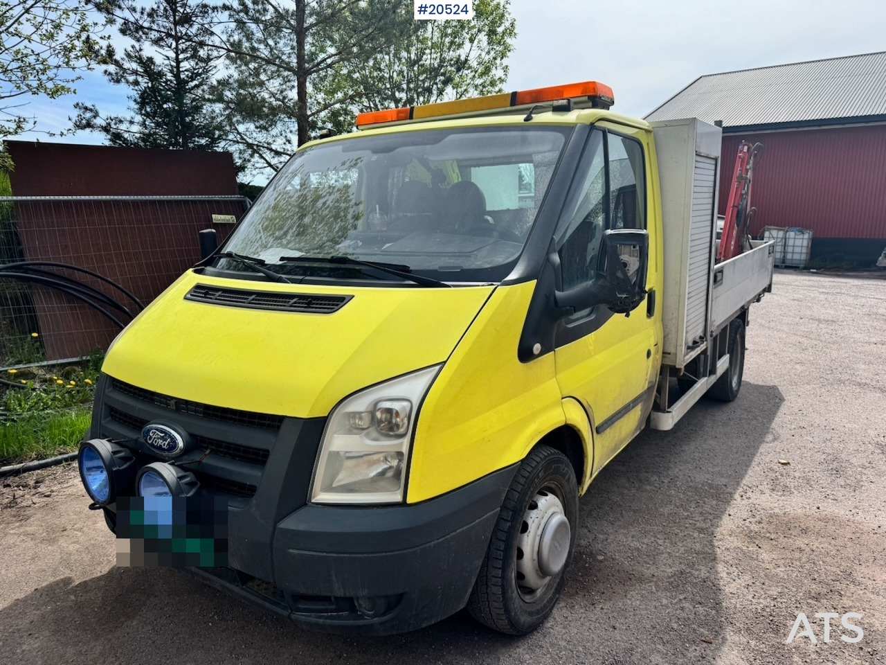 Ford TRANSIT - Bestelwagen met open laadbak, Kraanwagen: afbeelding 1 Ford TRANSIT - Bestelwagen met open laadbak, Kraanwagen: afbeelding 1