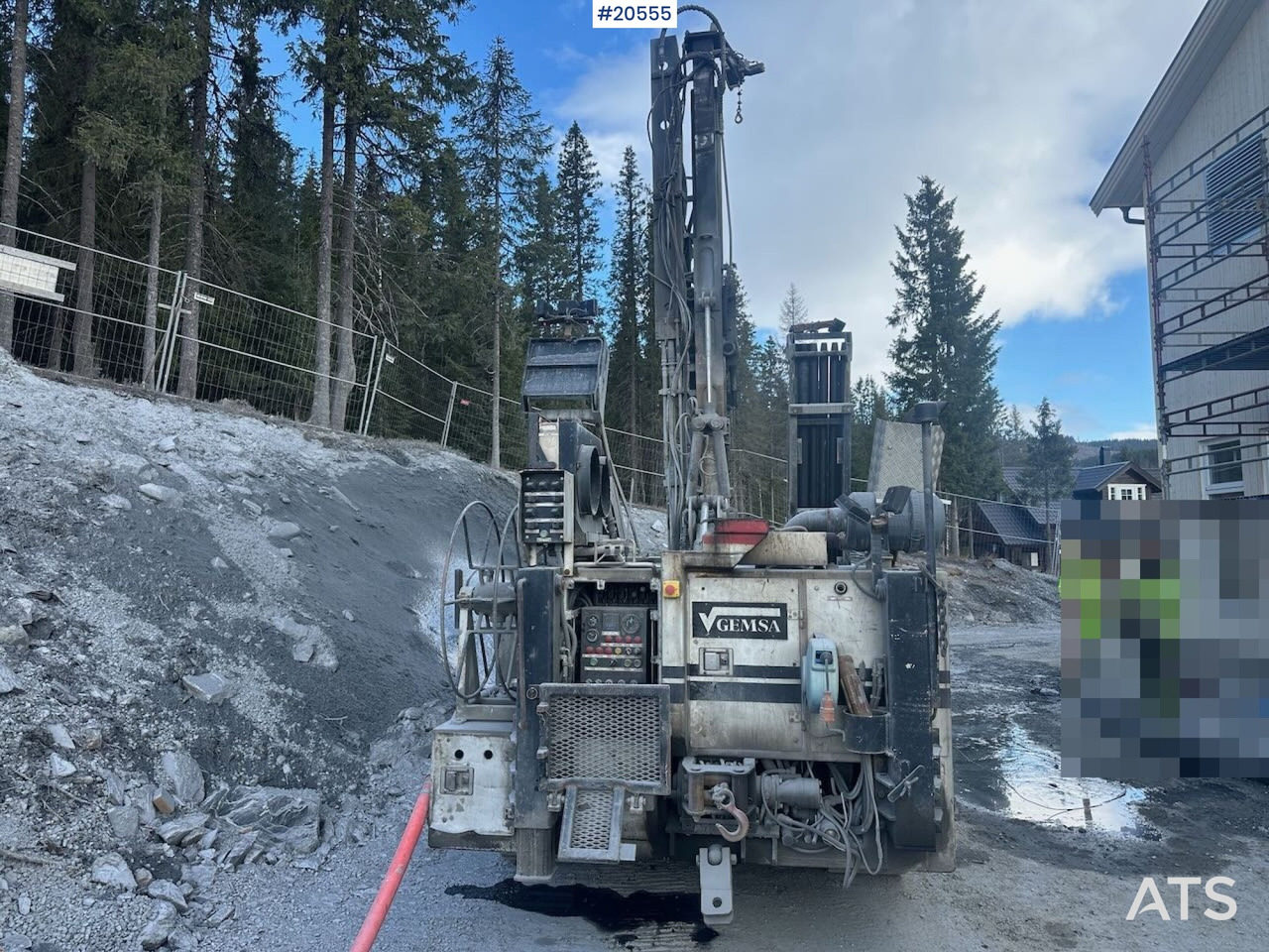 Gemsa Gemrok 45 borevogn. SE VIDEO - Boormachine: afbeelding 4 Gemsa Gemrok 45 borevogn. SE VIDEO - Boormachine: afbeelding 4