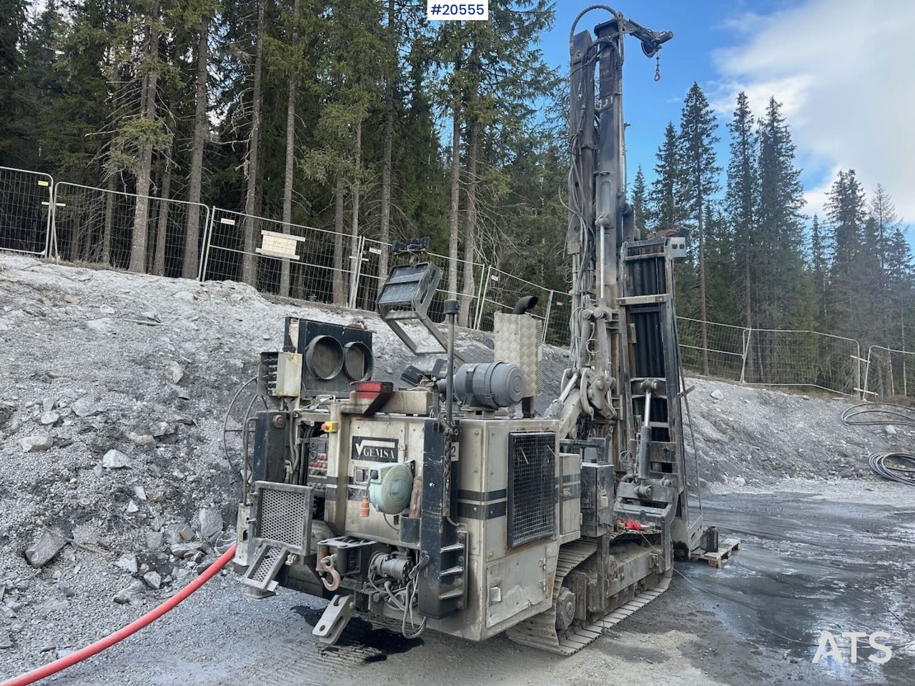 Gemsa Gemrok 45 borevogn. SE VIDEO - Boormachine: afbeelding 3 Gemsa Gemrok 45 borevogn. SE VIDEO - Boormachine: afbeelding 3