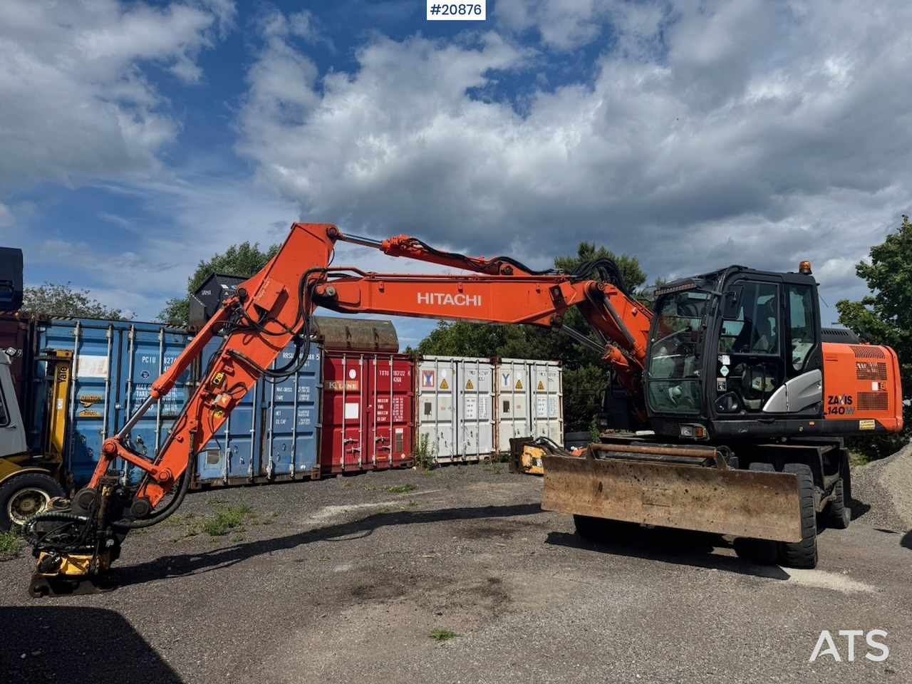 Hitachi ZX140W-5B - Mobiele graafmachine: afbeelding 1 Hitachi ZX140W-5B - Mobiele graafmachine: afbeelding 1