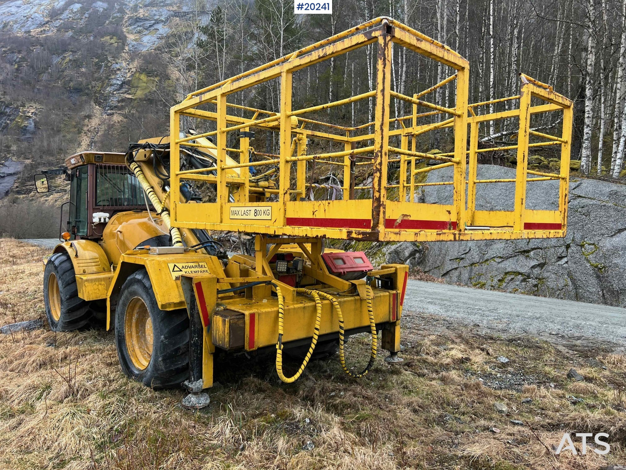 Kiepwagen met knikbesturing Hydrema 912B m/ 2007 Essverk Plattform 912 lift med rotasjon på korg og fjernkontroll: afbeelding 23