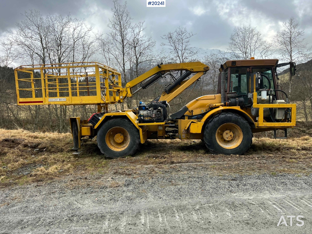 Kiepwagen met knikbesturing Hydrema 912B m/ 2007 Essverk Plattform 912 lift med rotasjon på korg og fjernkontroll: afbeelding 12