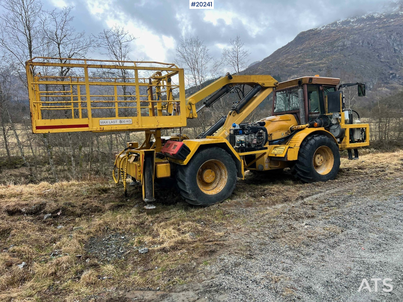 Kiepwagen met knikbesturing Hydrema 912B m/ 2007 Essverk Plattform 912 lift med rotasjon på korg og fjernkontroll: afbeelding 14