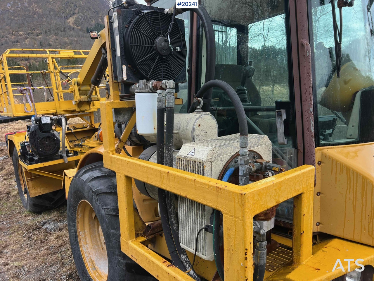 Kiepwagen met knikbesturing Hydrema 912B m/ 2007 Essverk Plattform 912 lift med rotasjon på korg og fjernkontroll: afbeelding 44