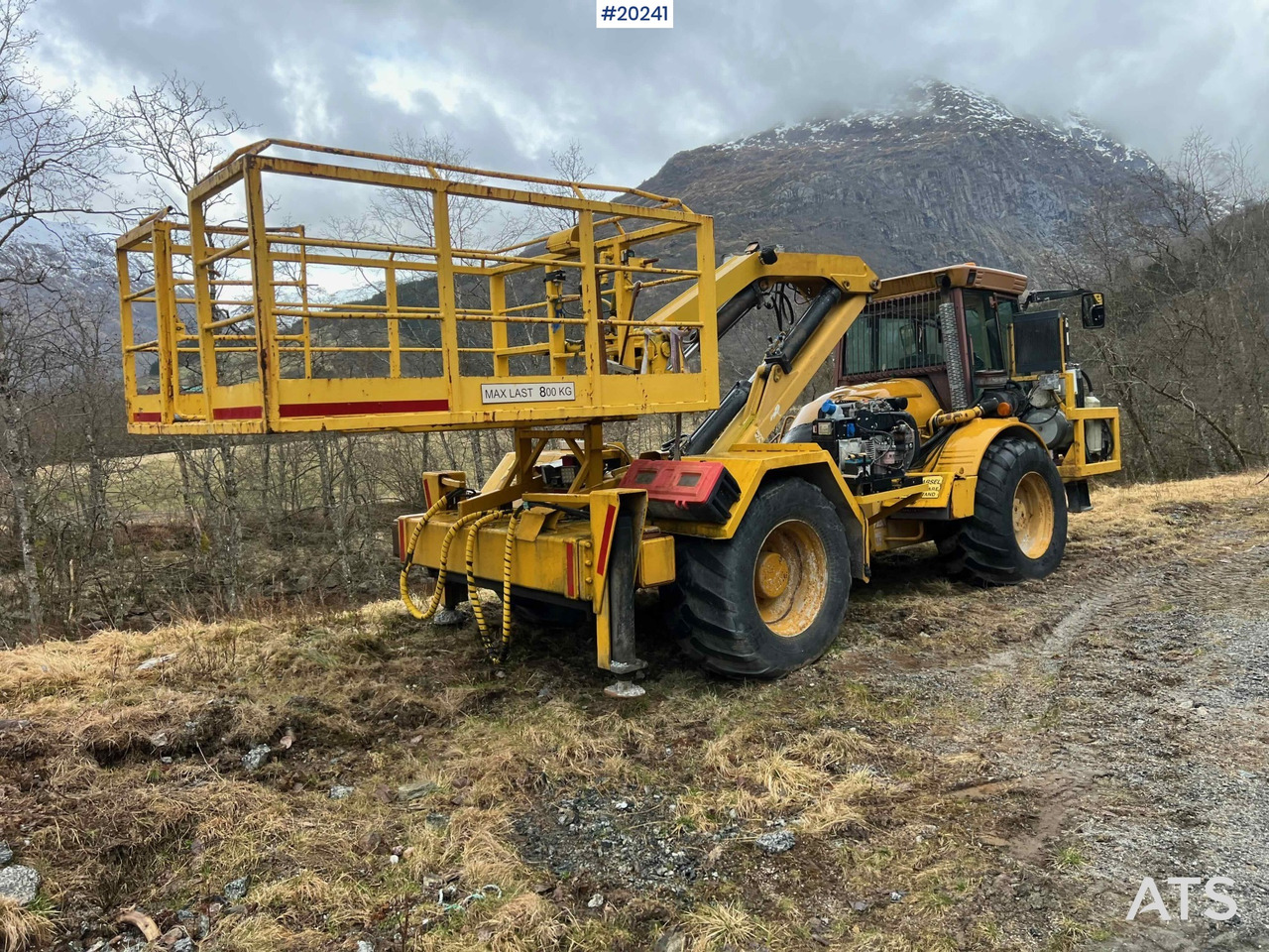 Kiepwagen met knikbesturing Hydrema 912B m/ 2007 Essverk Plattform 912 lift med rotasjon på korg og fjernkontroll: afbeelding 16