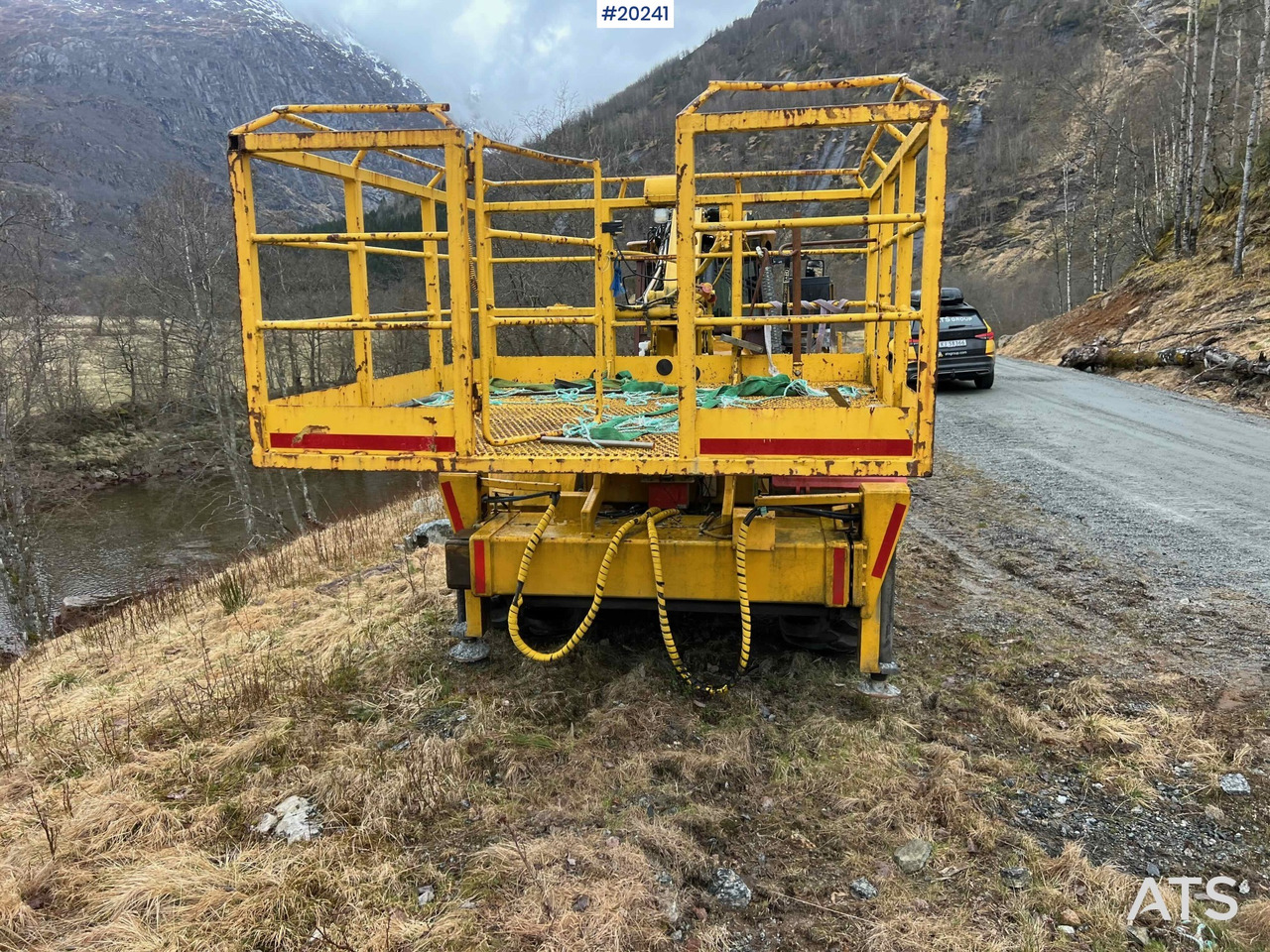 Kiepwagen met knikbesturing Hydrema 912B m/ 2007 Essverk Plattform 912 lift med rotasjon på korg og fjernkontroll: afbeelding 20