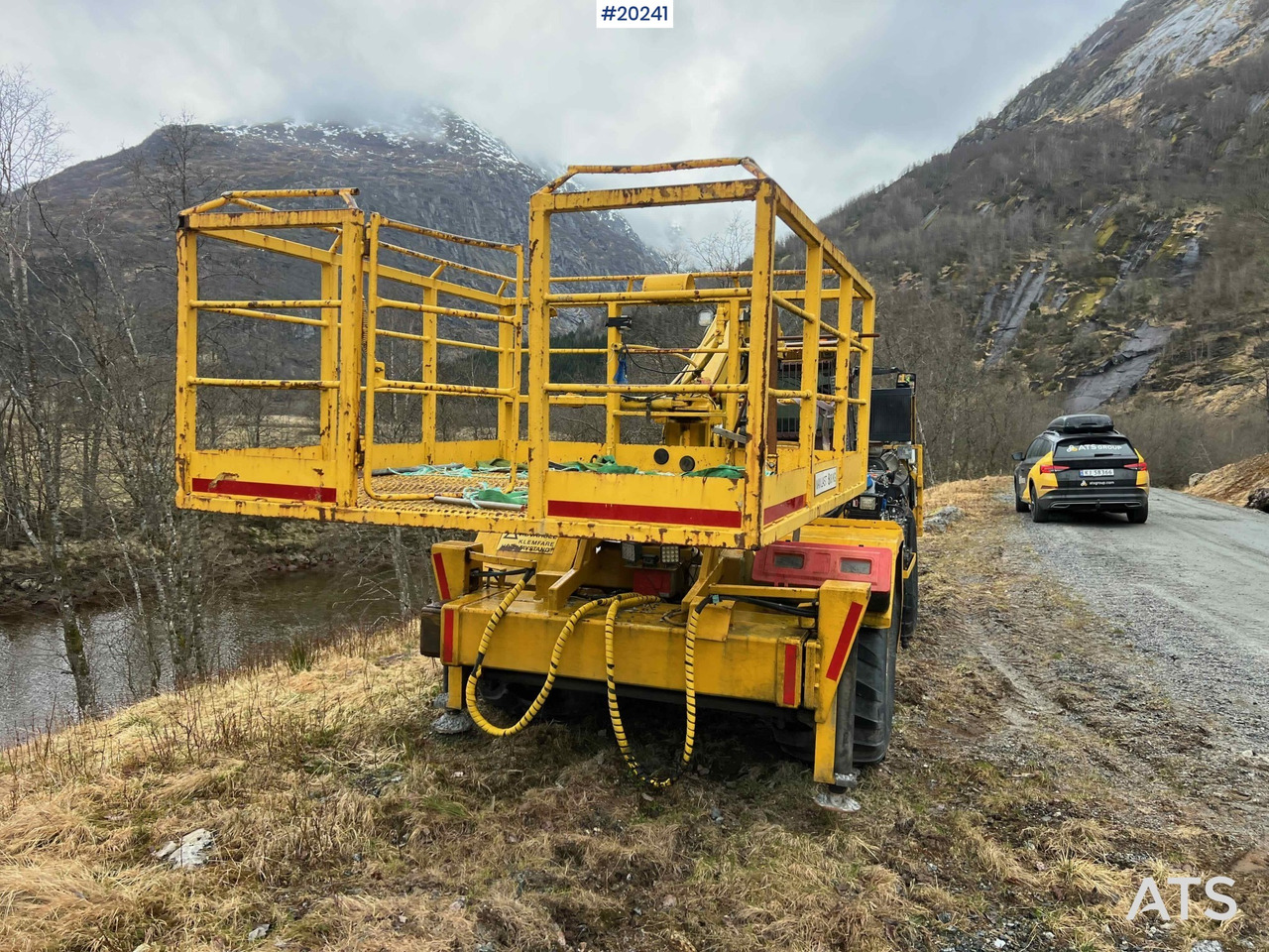 Kiepwagen met knikbesturing Hydrema 912B m/ 2007 Essverk Plattform 912 lift med rotasjon på korg og fjernkontroll: afbeelding 18