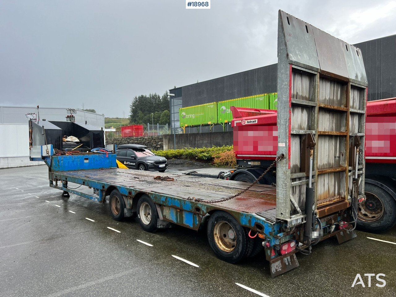 Kel-berg Maskinhenger m/ Hydraulisk kjørebru - Autotransport oplegger: afbeelding 5 Kel-berg Maskinhenger m/ Hydraulisk kjørebru - Autotransport oplegger: afbeelding 5