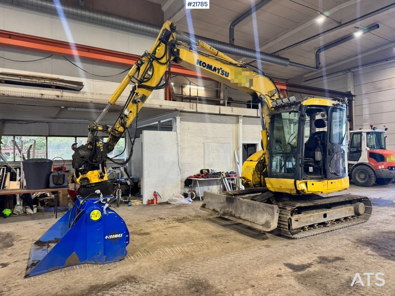 Komatsu 2013 Komatsu PC78US-8 Beltegraver m/ Rototilt og 2 skuffer. - Rupsgraafmachine: afbeelding 2 Komatsu 2013 Komatsu PC78US-8 Beltegraver m/ Rototilt og 2 skuffer. - Rupsgraafmachine: afbeelding 2