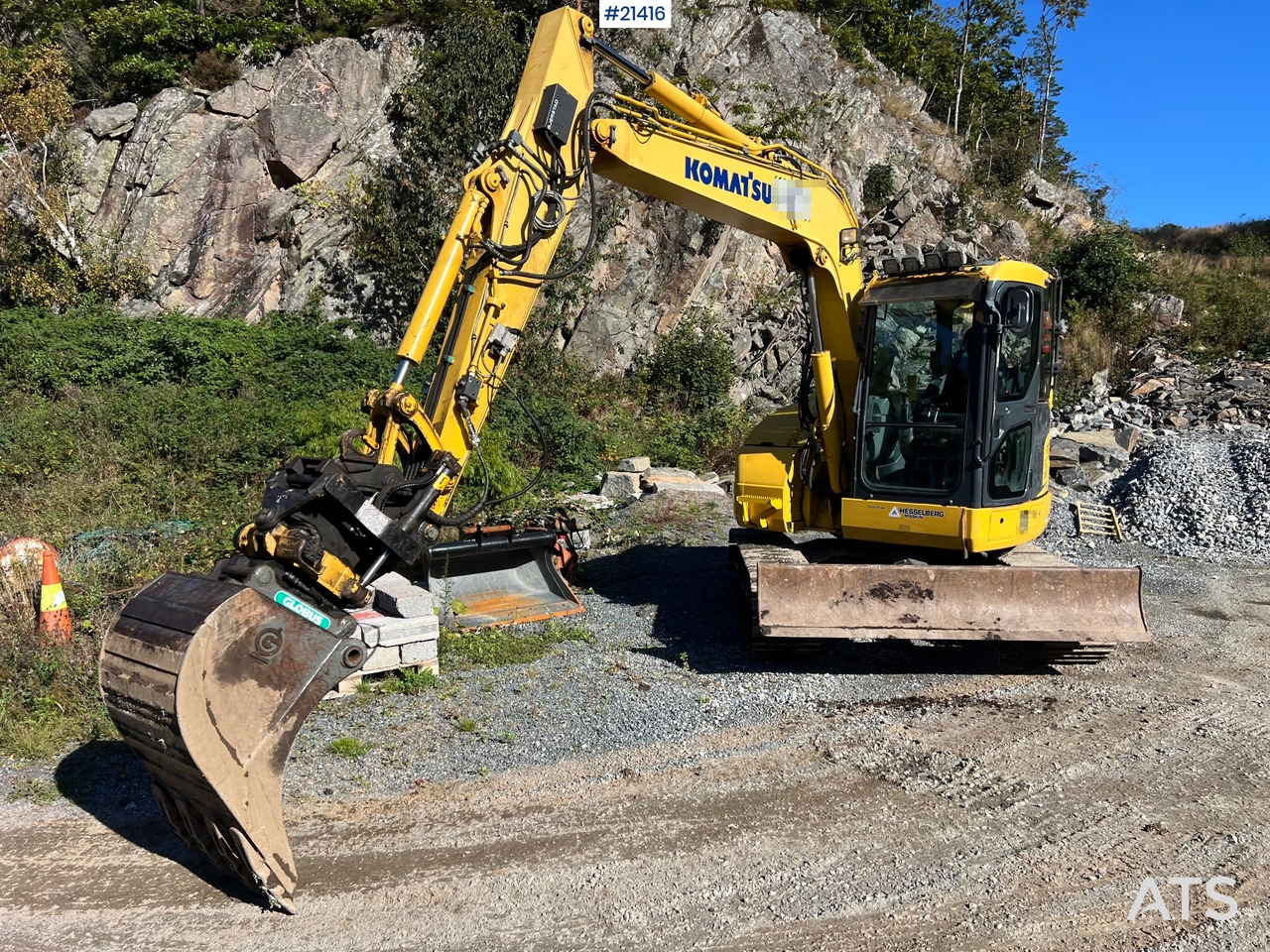 Komatsu PC78us Gravemaskin m/ Rototilt, pusseskuffe, smalskuffe og graveskuffe - Rupsgraafmachine: afbeelding 3 Komatsu PC78us Gravemaskin m/ Rototilt, pusseskuffe, smalskuffe og graveskuffe - Rupsgraafmachine: afbeelding 3