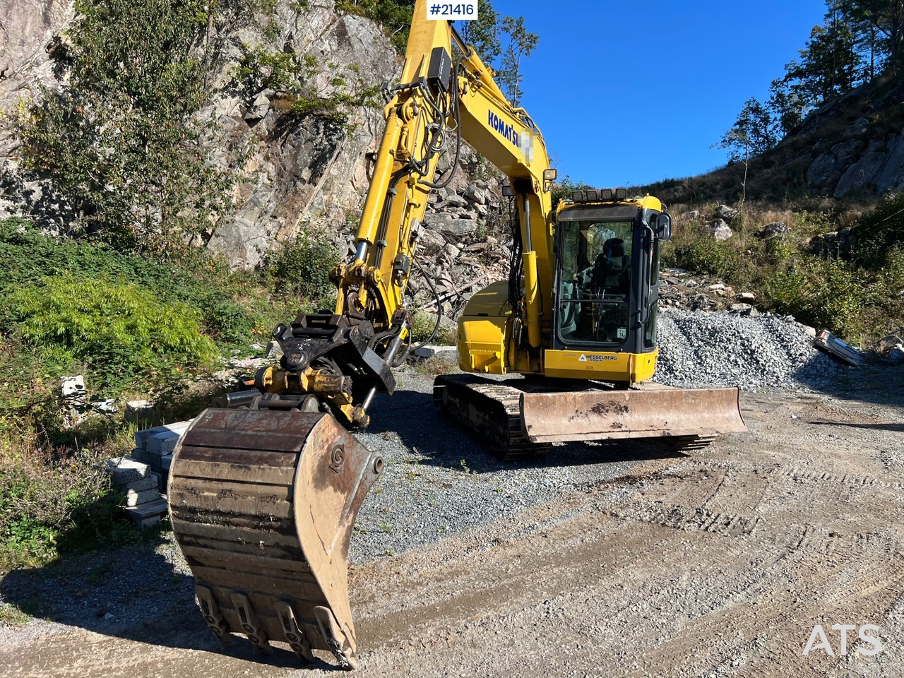 Komatsu PC78us Gravemaskin m/ Rototilt, pusseskuffe, smalskuffe og graveskuffe - Rupsgraafmachine: afbeelding 4 Komatsu PC78us Gravemaskin m/ Rototilt, pusseskuffe, smalskuffe og graveskuffe - Rupsgraafmachine: afbeelding 4