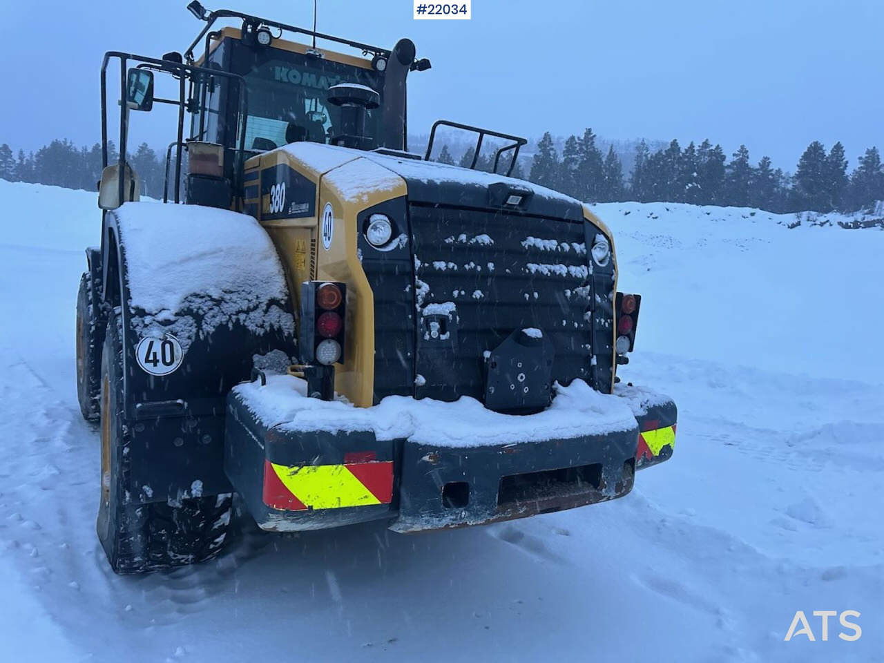 Komatsu WA380-7 hjullaster m/ skuffe, vekt, sommer- og vinterdekk. SE VIDEO - Wiellader: afbeelding 4 Komatsu WA380-7 hjullaster m/ skuffe, vekt, sommer- og vinterdekk. SE VIDEO - Wiellader: afbeelding 4