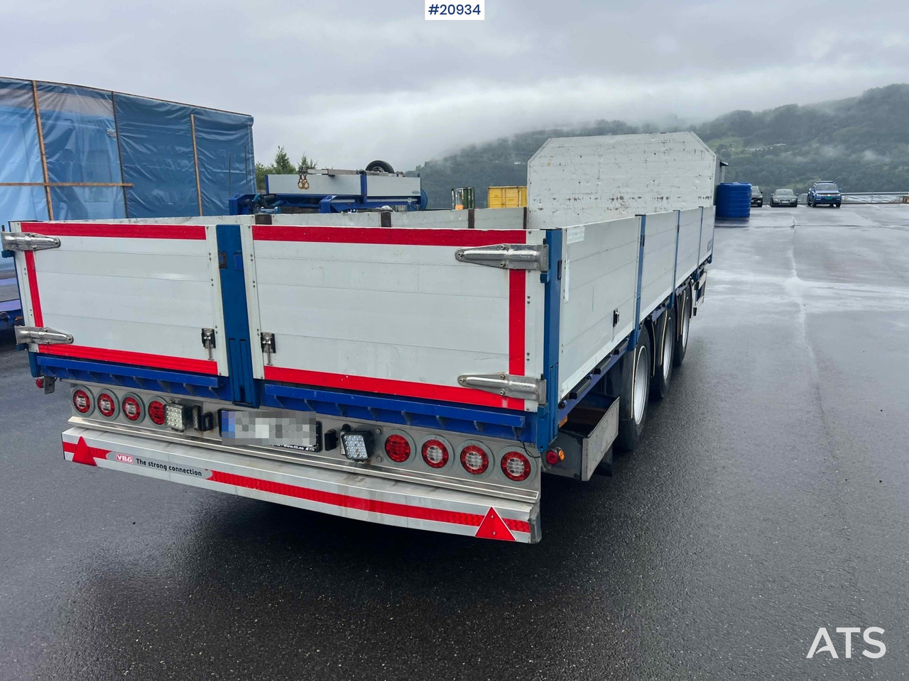Konar 3 akslet plankjerre - Open/ Plateau aanhangwagen: afbeelding 4 Konar 3 akslet plankjerre - Open/ Plateau aanhangwagen: afbeelding 4