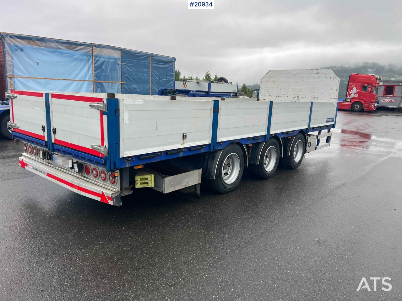 Konar 3 akslet plankjerre - Open/ Plateau aanhangwagen: afbeelding 2 Konar 3 akslet plankjerre - Open/ Plateau aanhangwagen: afbeelding 2