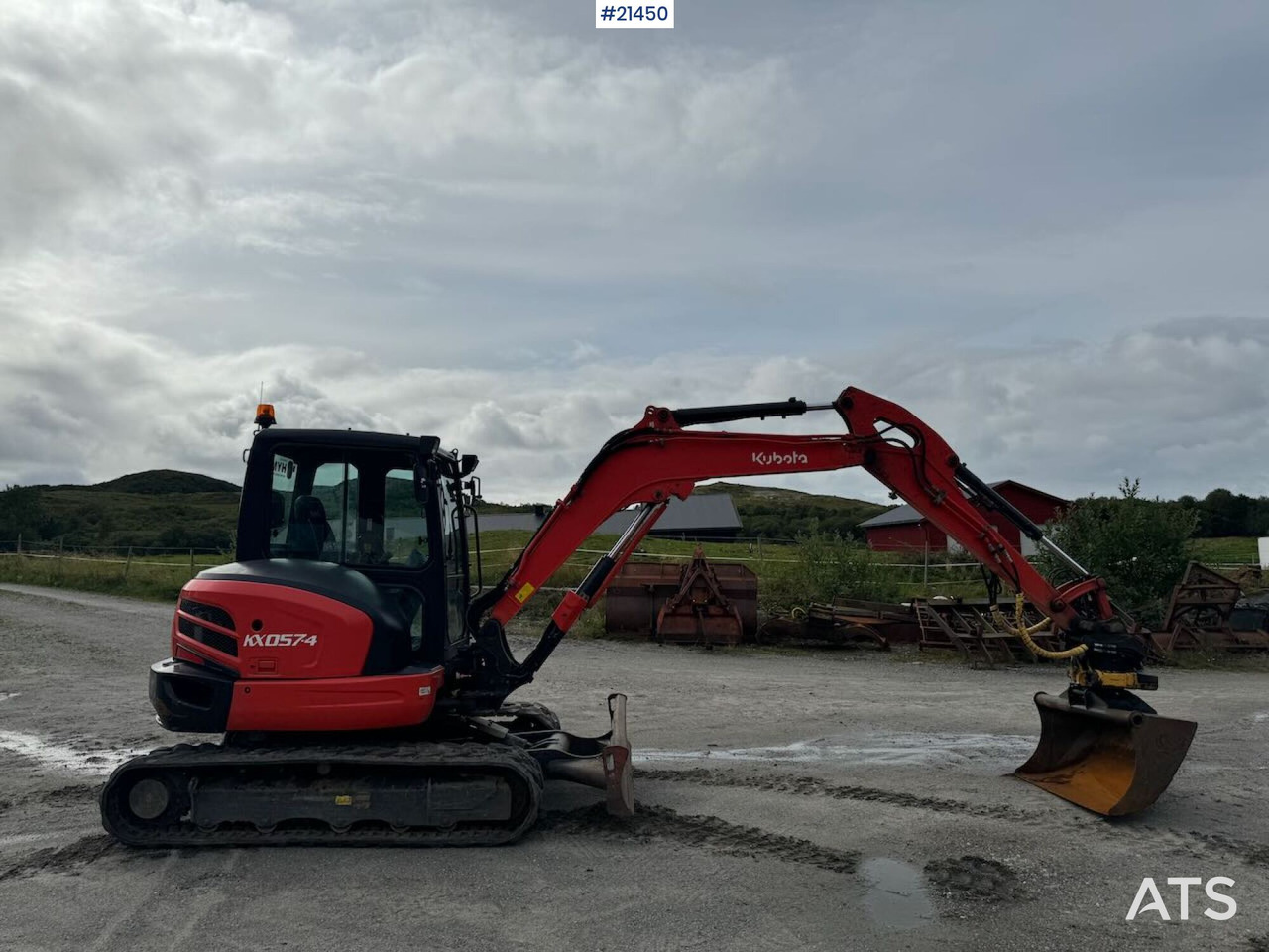 Rupsgraafmachine Kubota KX 057-4: afbeelding 6
