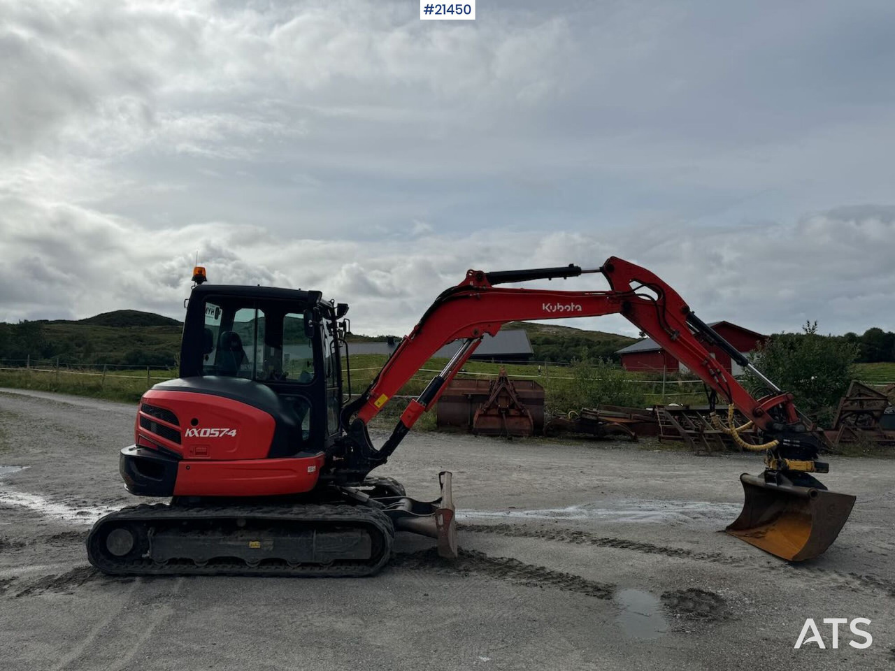 Rupsgraafmachine Kubota KX 057-4: afbeelding 7