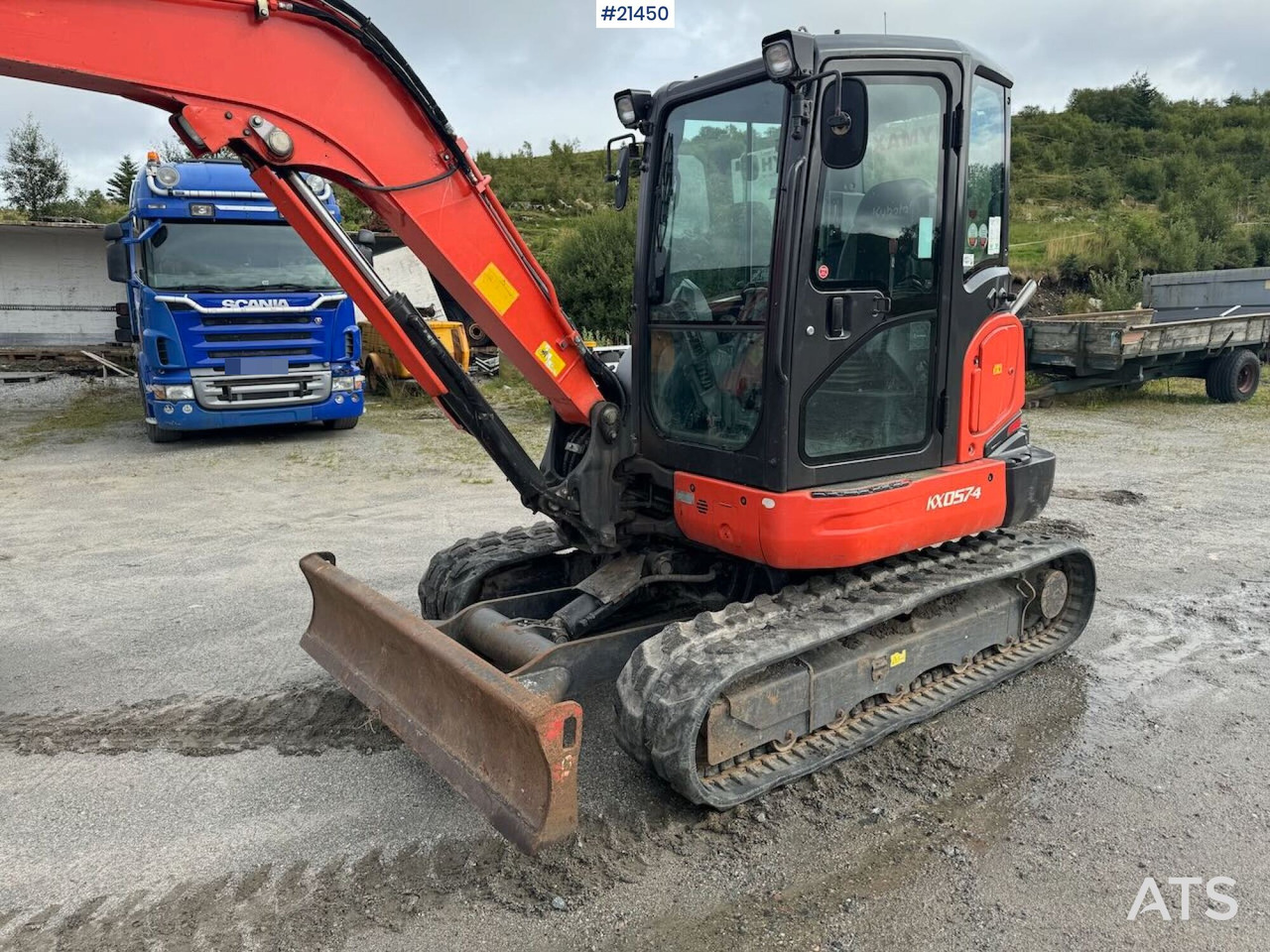 Rupsgraafmachine Kubota KX 057-4: afbeelding 11