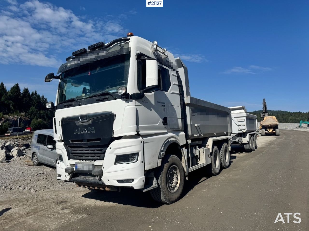 MAN TGX 33.580 - Kipper vrachtwagen: afbeelding 1 MAN TGX 33.580 - Kipper vrachtwagen: afbeelding 1
