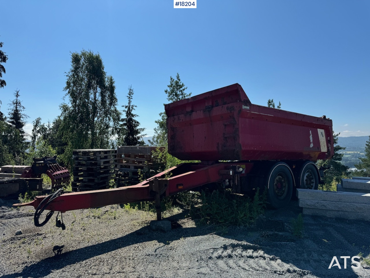 Maur Boggikjerre - Kipper aanhangwagen: afbeelding 2 Maur Boggikjerre - Kipper aanhangwagen: afbeelding 2