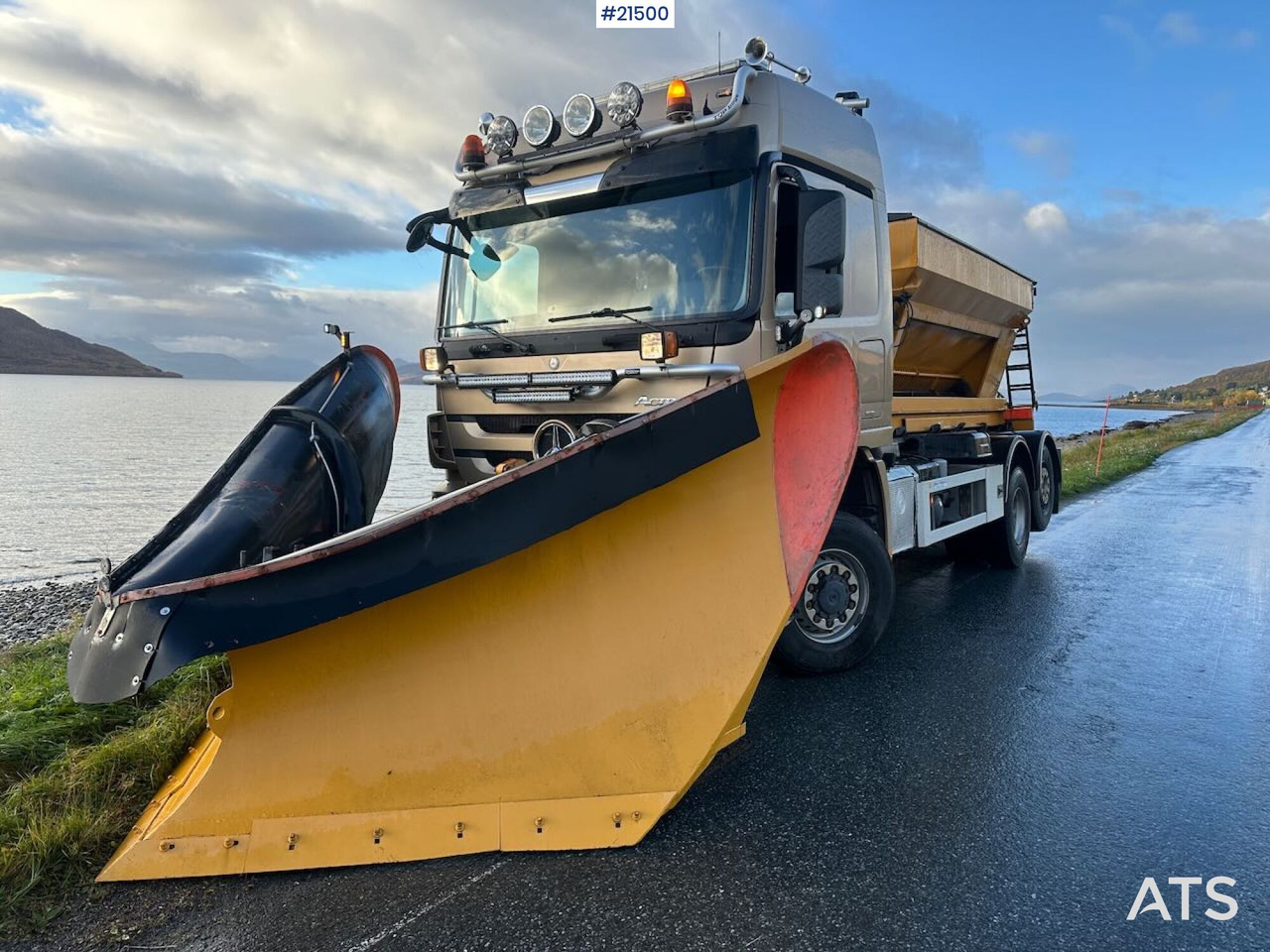 Mercedes Actros 2848 4x4+2 brøyterigget krokbil - Haakarmsysteem vrachtwagen: afbeelding 1 Mercedes Actros 2848 4x4+2 brøyterigget krokbil - Haakarmsysteem vrachtwagen: afbeelding 1