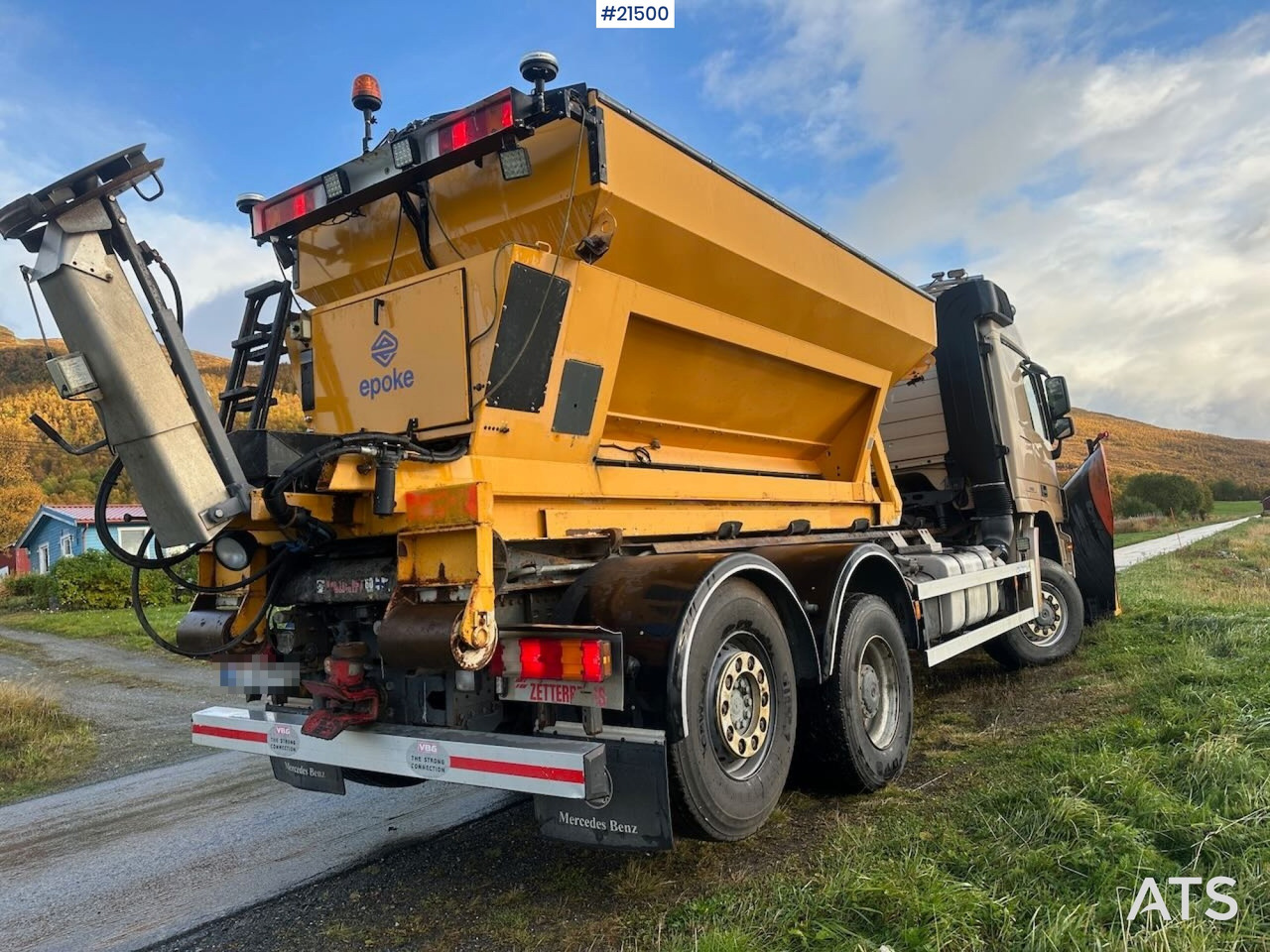 Mercedes Actros 2848 4x4+2 brøyterigget krokbil - Haakarmsysteem vrachtwagen: afbeelding 5 Mercedes Actros 2848 4x4+2 brøyterigget krokbil - Haakarmsysteem vrachtwagen: afbeelding 5