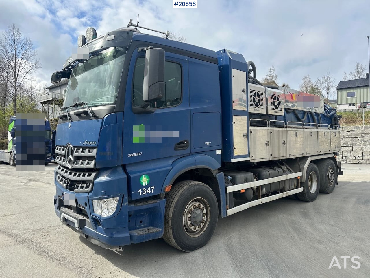 Mercedes Arocs - Vacuümwagen: afbeelding 1 Mercedes Arocs - Vacuümwagen: afbeelding 1