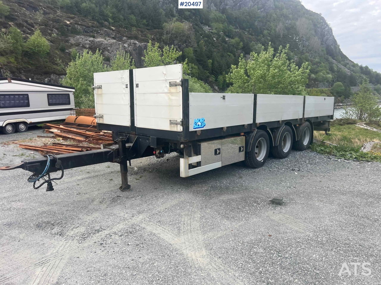 Nor-Slep 3 Akslet - Open/ Plateau aanhangwagen: afbeelding 1 Nor-Slep 3 Akslet - Open/ Plateau aanhangwagen: afbeelding 1