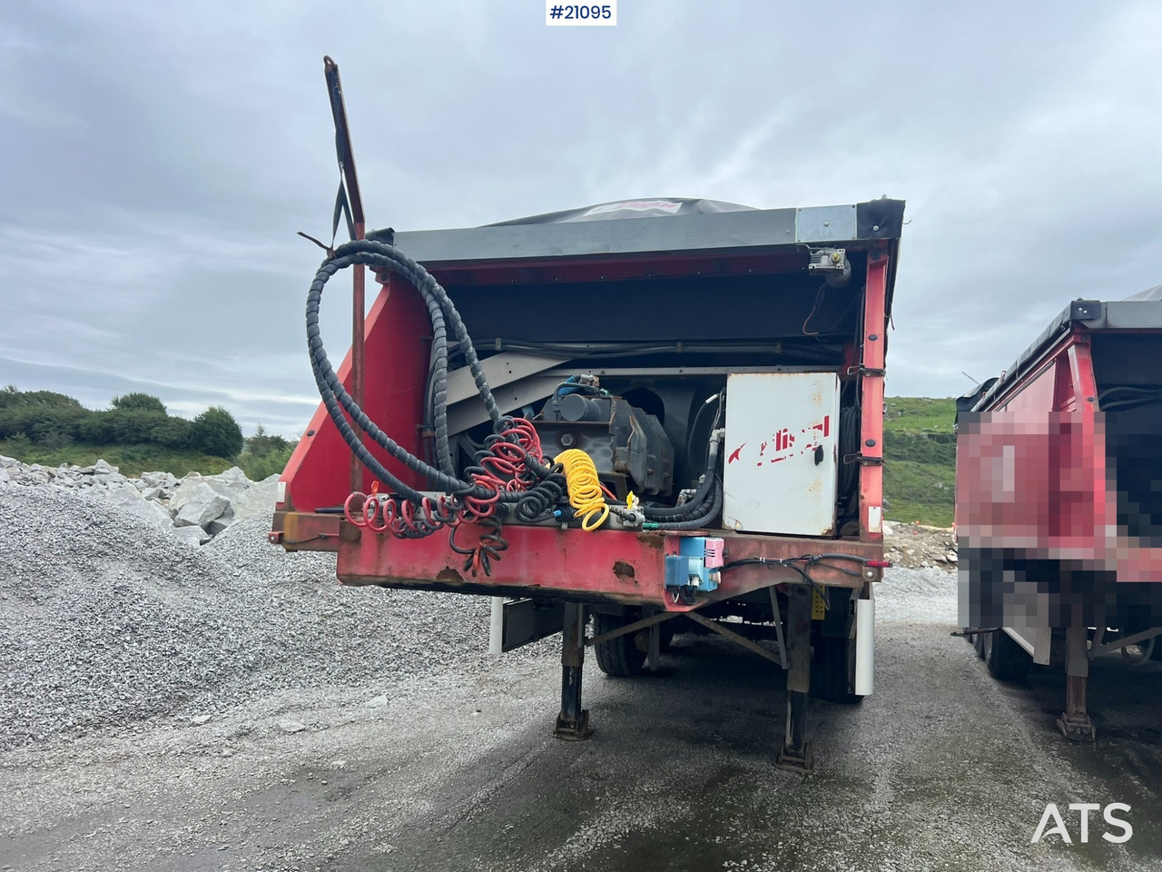 Fliegl Fahrzeugbau ass 3725 Asfaltsemi m/ Push off system og El.kapell - Oplegger, Asfaltmachine: afbeelding 2 Fliegl Fahrzeugbau ass 3725 Asfaltsemi m/ Push off system og El.kapell - Oplegger, Asfaltmachine: afbeelding 2