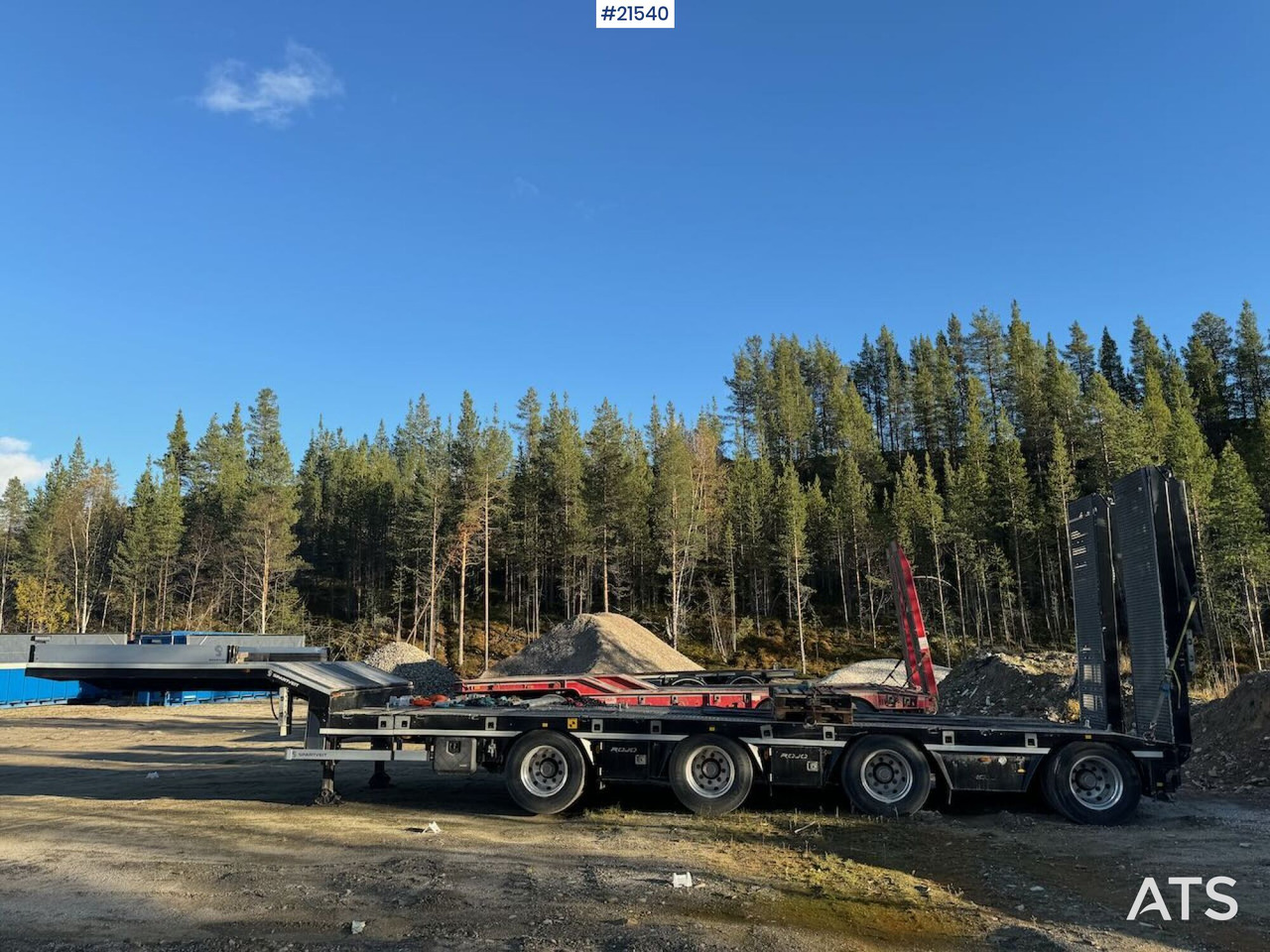 Rojo 2021 Rojo Maskinsemi m/ hydrauliske kjørebruer - Dieplader oplegger: afbeelding 5 Rojo 2021 Rojo Maskinsemi m/ hydrauliske kjørebruer - Dieplader oplegger: afbeelding 5